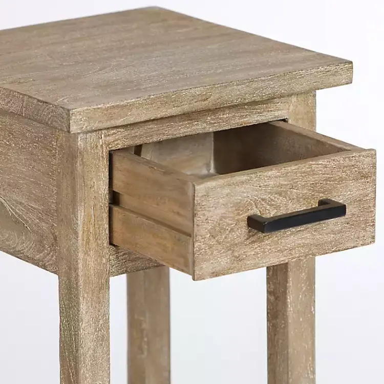 Kirklands Home Accent & End Tables|Leo Natural Wood Accent Table Tan