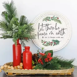 Sale Let There Be Peace on Earth Wall Plaque Christmas Art & Wall Decor