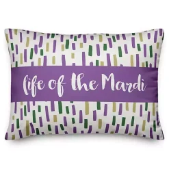 Hot Life Of The Mardi Pillow Mardi Gras Decorations