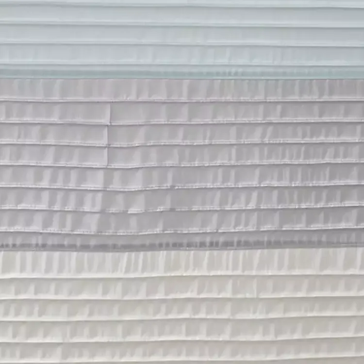 Kirklands Home Shower Curtains|Light Colorblock Silky Shower Curtain Blue