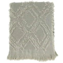 Best Light Diamond Pattern Throw Blanket Blankets & Throws