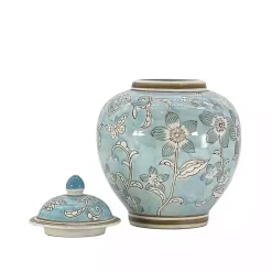 Outlet Light Floral Chinoiserie Jar Decorative Bowls & Jars