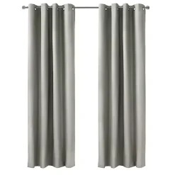 Kirklands Home Curtains & Drapes|Light Alpine Blackout Curtain Panel, 95 in. Gray