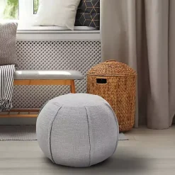 Sale Light Patchwork Cotton Pouf Poufs & Floor Cushions