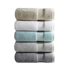 Kirklands Home Bath Towels|Light 6-pc. Cotton Bath Towel Set Gray