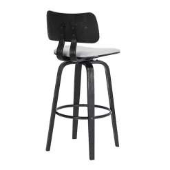 Kirklands Home Bar Stools & Counter Height Stools|Light Pico Swivel Counter Stool Gray