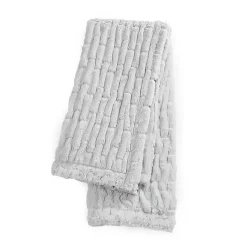 Best Light Ruched Faux Fur Throw Blankets & Throws