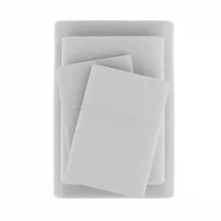 Kirklands Home Bed Sheets|Light Ultra Soft 4-pc. Full Sheet Set Gray