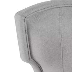 Kirklands Home Dining Chairs|Light Wingback Dining Chair Gray