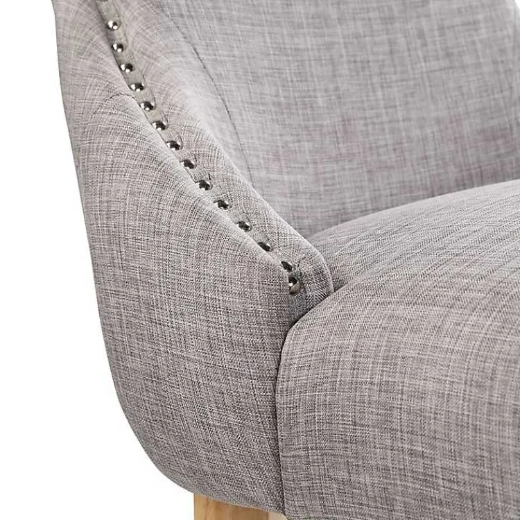 Kirklands Home Dining Chairs|Light Wingback Dining Chairs, Set of 2 Gray