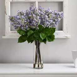 Outlet Lilac Arrangement in Glass Vase Arrangements & Greenery