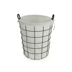 Best Lined Wire Basket with Handles Baskets & Boxes