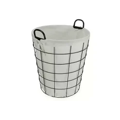 Best Lined Wire Basket with Handles Baskets & Boxes