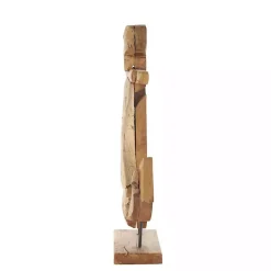 Best Live Edge Teak Wood Anchor Statue Statues & Figurines