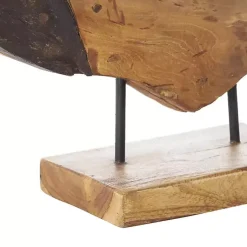 Best Live Edge Teak Wood Anchor Statue Statues & Figurines