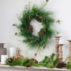 Best Long Needle Pine Christmas Wreath Wreaths