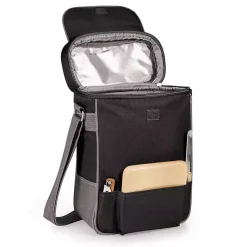 Kirklands Home Barware|Louisville Cardinals Wine & Cheese Tote Black