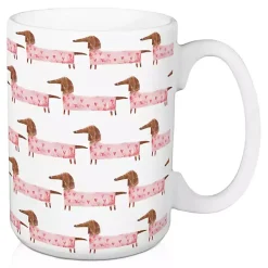 Best Love You This Much Dachshund Mugs, Set of 2 Valentines Day Decorations
