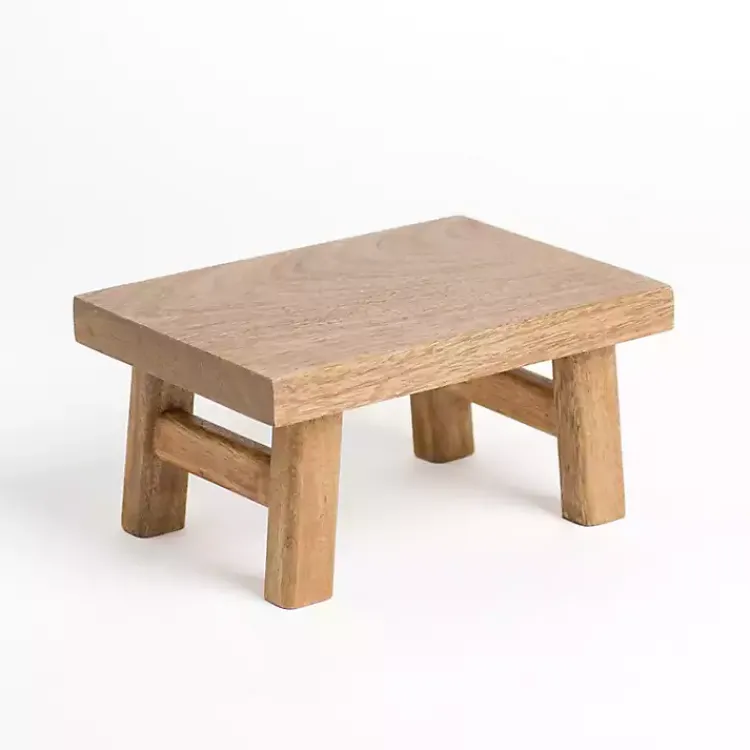 Mango Wood Recgular Riser Decorative Accents