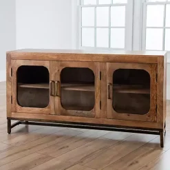 Kirklands Home Tv Stands & Media Consoles|Manu Mango Wood Media Cabinet Brown