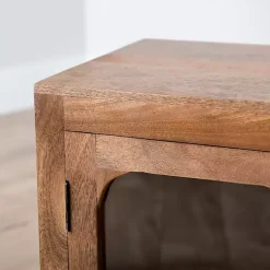 Kirklands Home Tv Stands & Media Consoles|Manu Mango Wood Media Cabinet Brown