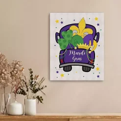 Discount Mardi Gras Fleur de Lis Truck Canvas Art Print Mardi Gras Decorations