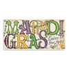 Hot Mardi Gras Mask Canvas Art Print, 20x10 in. Mardi Gras Decorations