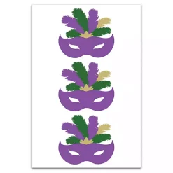 Outlet Mardi Gras Masks Canvas Wall Plaque Mardi Gras Decorations