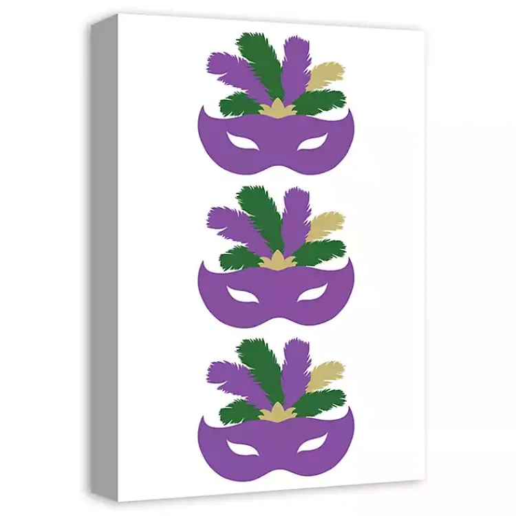 Outlet Mardi Gras Masks Canvas Wall Plaque Mardi Gras Decorations