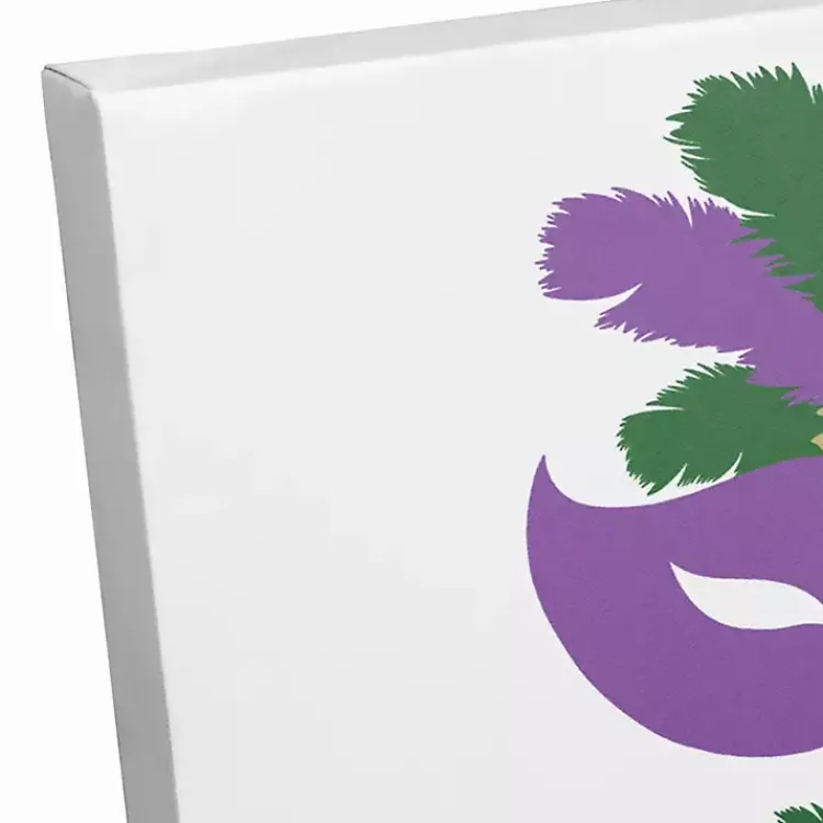 Outlet Mardi Gras Masks Canvas Wall Plaque Mardi Gras Decorations