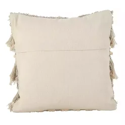 Clearance Mari Moroccan Fringe Chunky Knit Pillow Pillows