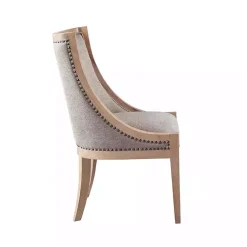 Kirklands Home Dining Chairs|Martha Stewart Swoop Back Dining Chair Tan