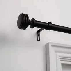 Kirklands Home Curtain Rods & Hardware|Matte Duke Curtain Rod, 72 in. Black