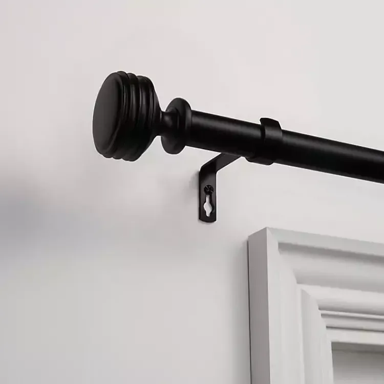 Kirklands Home Curtain Rods & Hardware|Matte Duke Curtain Rod, 120 in. Black