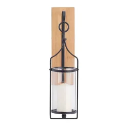 Best Matte Poplar Wood Sconce Sconces