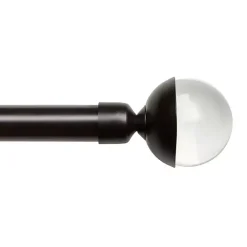 Kirklands Home Curtain Rods & Hardware|Matte Bronze Eleanor Curtain Rod Set, 120 in.