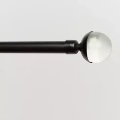 Kirklands Home Curtain Rods & Hardware|Matte Bronze Eleanor Curtain Rod Set, 120 in.