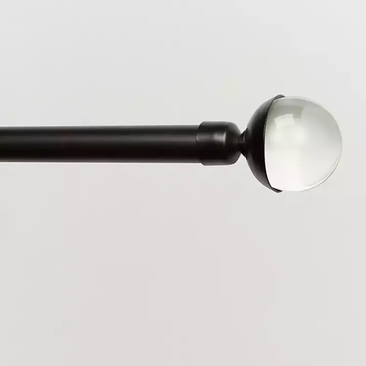 Kirklands Home Curtain Rods & Hardware|Matte Bronze Eleanor Curtain Rod Set, 120 in.