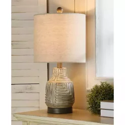Kirklands Home Table Lamps|Maze Design Table Lamp Tan