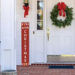 Outlet Merry Christmas Lights Porch Board Outdoor Christmas Decorations