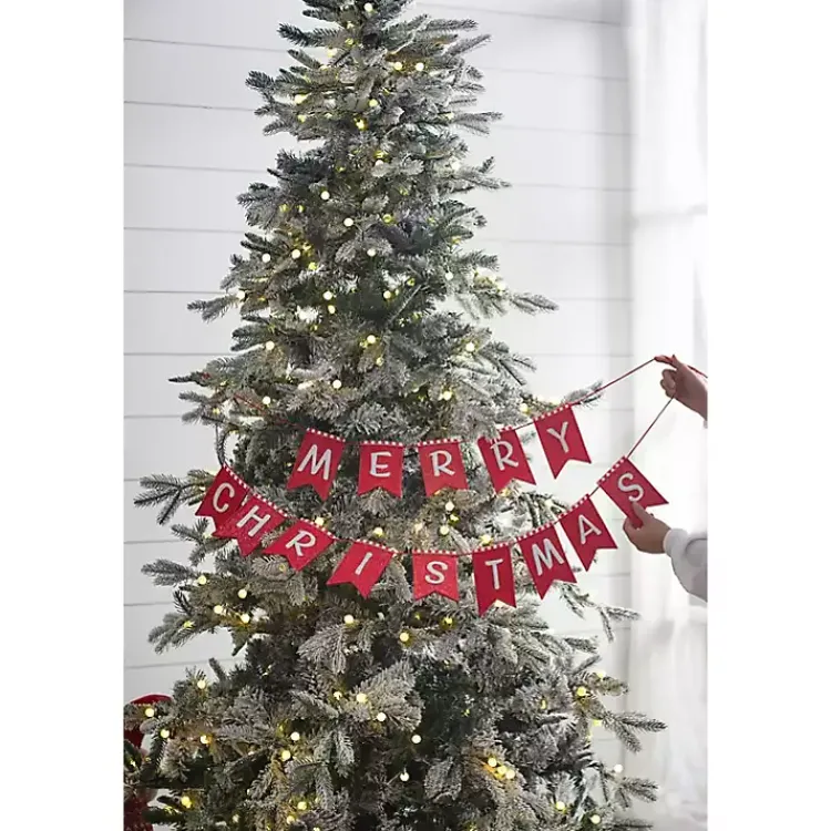 Sale Merry Christmas 2-Tier Banner Christmas Art & Wall Decor
