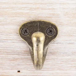 Kirklands Home Hooks|Metal and Wood Bath Sign with Hooks