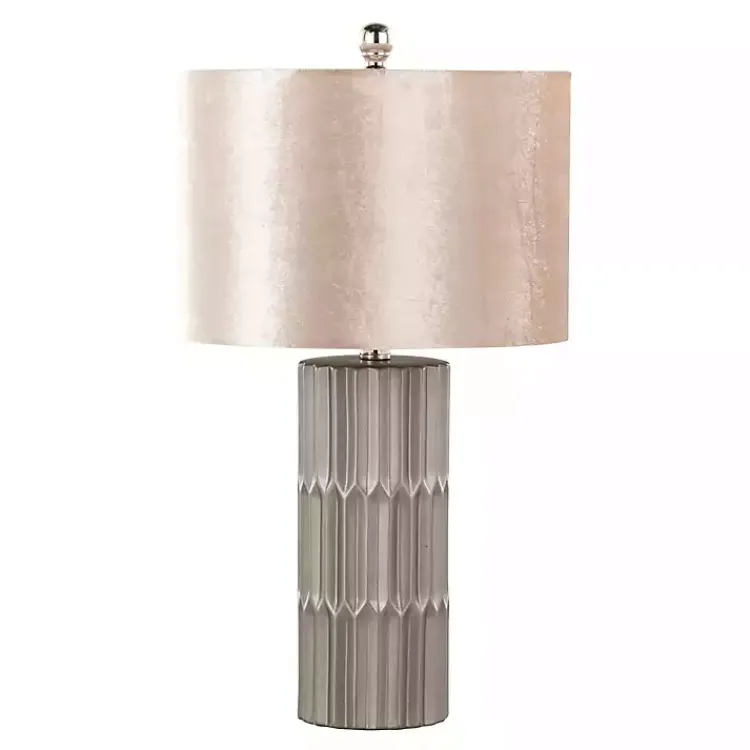Kirklands Home Table Lamps|Metallic and Champagne Tanya Table Lamp Brown