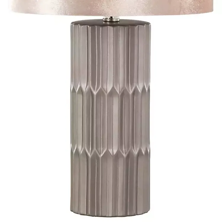 Kirklands Home Table Lamps|Metallic and Champagne Tanya Table Lamp Brown