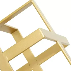 New Metallic Cube Sculptures, Set of 2 Statues & Figurines