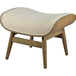 Kirklands Home Benches & Ottomans|Mid-Century Modern Saddle Seat Ottoman