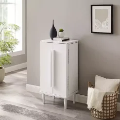 Kirklands Home Armoires|Mid-Century Modern Jewelry Armoire White