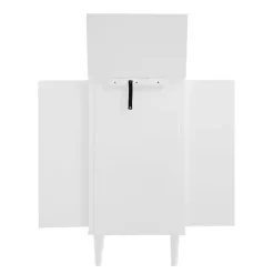 Kirklands Home Armoires|Mid-Century Modern Jewelry Armoire White