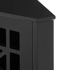 Kirklands Home Cabinets & Sideboards|Mikie Corner Cabinet Black