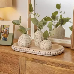 Sale Mini Ceramic Natural Textured Vase, 5 in. Vases